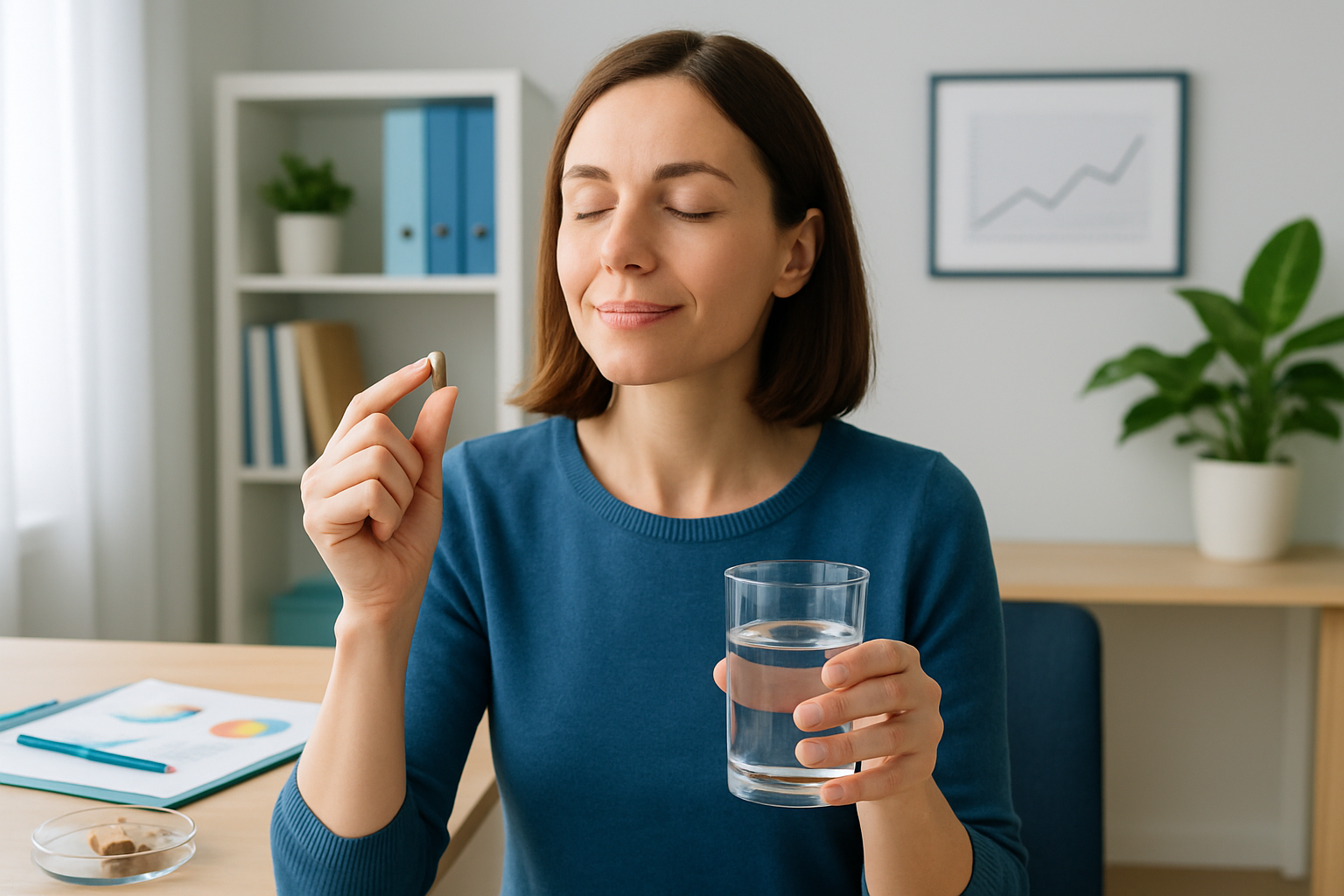 Wissenschaftliche Darstellung von Serotonin-Rezeptoren und Gehirnaktivität bei Depression und Microdosing-Behandlung